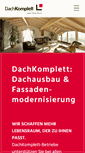 Mobile Screenshot of dachkomplett.de