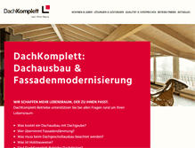 Tablet Screenshot of dachkomplett.de